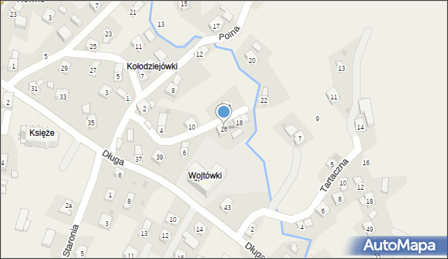 Równe, Polna, 16, mapa Równe