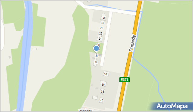 Równe, Popardy, 30, mapa Równe