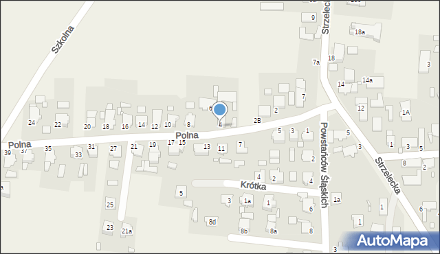 Rozmierka, Polna, 4, mapa Rozmierka