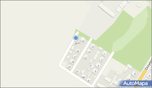 Ruchocice, Powstańców Wielkopolskich, 15, mapa Ruchocice