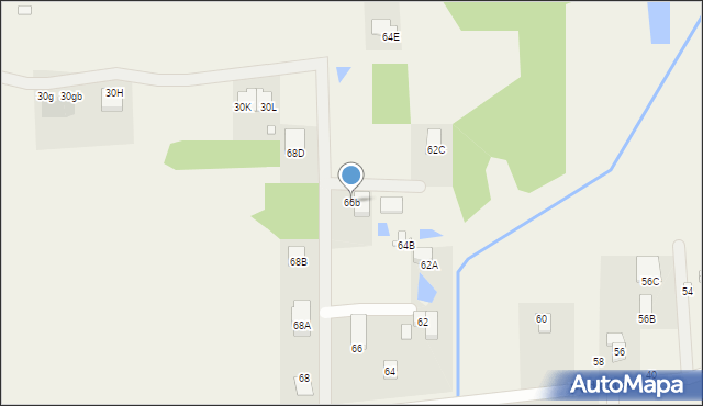 Ruda-Bugaj, Podleśna, 66b, mapa Ruda-Bugaj
