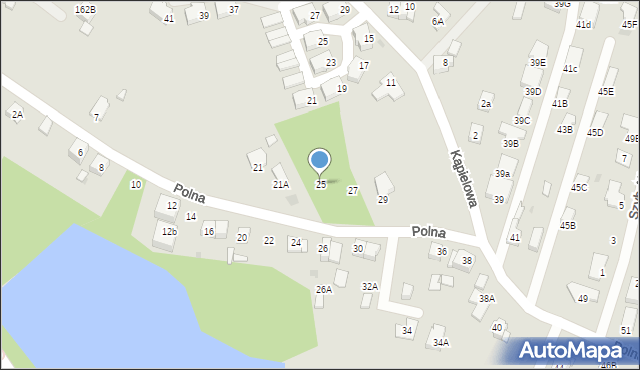 Ruda Śląska, Polna, 25, mapa Rudy Śląskiej