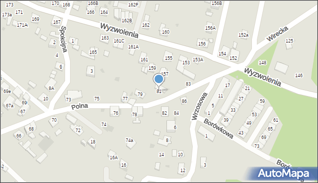 Ruda Śląska, Polna, 81, mapa Rudy Śląskiej