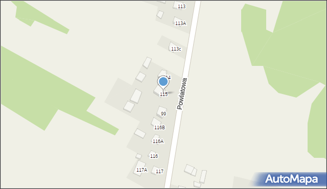 Ruda Strawczyńska, Powiatowa, 35, mapa Ruda Strawczyńska