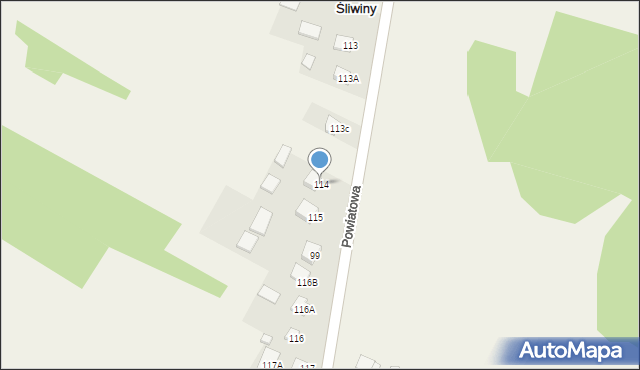 Ruda Strawczyńska, Powiatowa, 37, mapa Ruda Strawczyńska