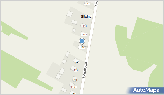 Ruda Strawczyńska, Powiatowa, 41, mapa Ruda Strawczyńska