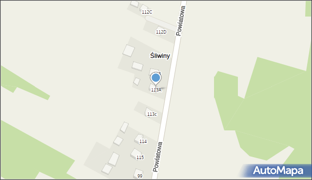 Ruda Strawczyńska, Powiatowa, 45, mapa Ruda Strawczyńska