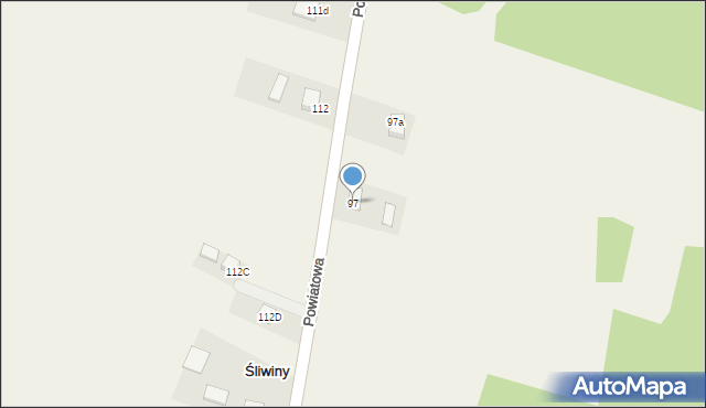 Ruda Strawczyńska, Powiatowa, 58, mapa Ruda Strawczyńska