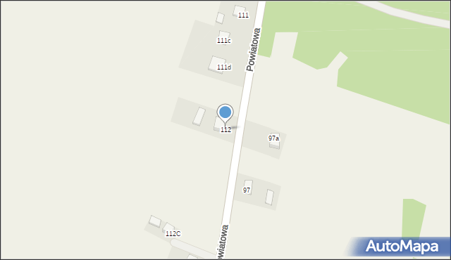 Ruda Strawczyńska, Powiatowa, 61, mapa Ruda Strawczyńska