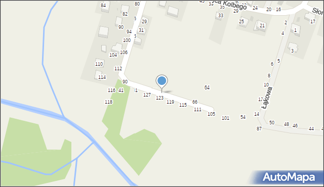 Rudawa, Podłonie, 80, mapa Rudawa