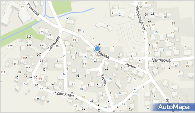 Rudawa, Polaczka Stanisława, 13, mapa Rudawa