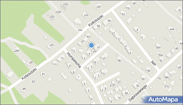 Rudnik nad Sanem, Powstańców Styczniowych, 7, mapa Rudnik nad Sanem