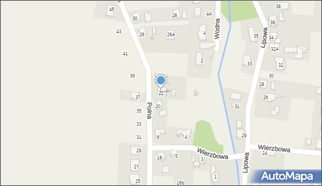 Rudziniec, Polna, 22, mapa Rudziniec