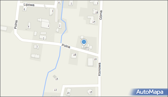 Rudziniec, Polna, 2a, mapa Rudziniec