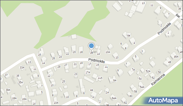 Rumia, Podmokła, 16, mapa Rumia