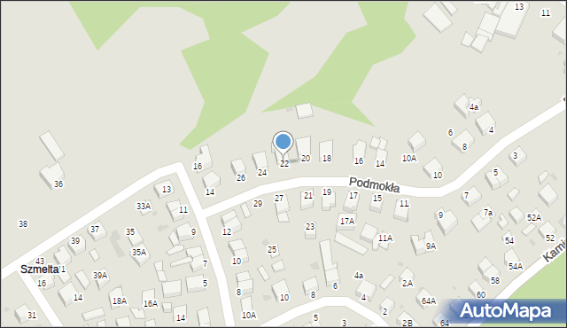 Rumia, Podmokła, 22, mapa Rumia