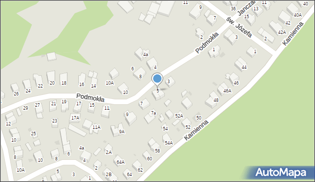 Rumia, Podmokła, 5, mapa Rumia