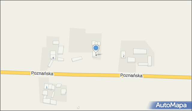 Rumianek, Poznańska, 4, mapa Rumianek