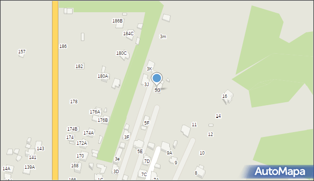 Rybnik, Podleśna, 5G, mapa Rybnika