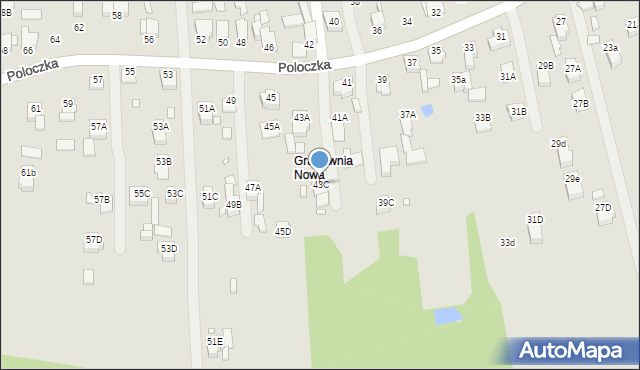 Rybnik, Poloczka Wiktora, 43C, mapa Rybnika