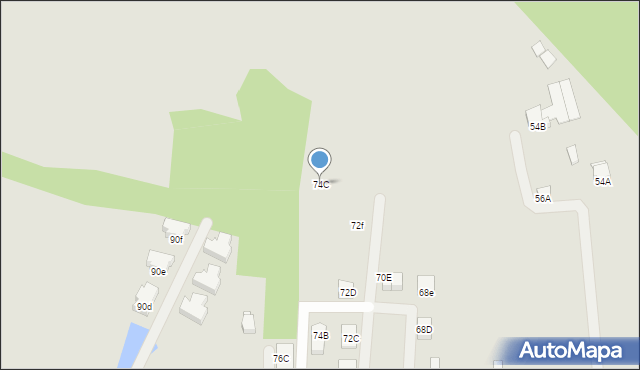 Rybnik, Poloczka Wiktora, 74C, mapa Rybnika