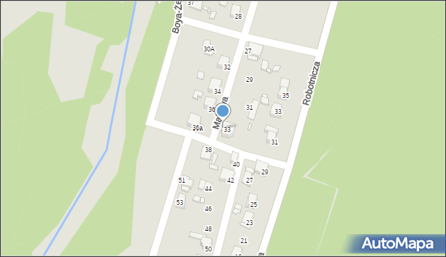 Rybnik, Pojdy Jana, ks., 33, mapa Rybnika