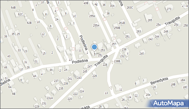 Rydułtowy, Podleśna, 3, mapa Rydułtowy