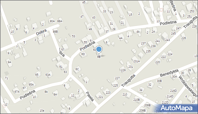 Rydułtowy, Podleśna, 6B, mapa Rydułtowy