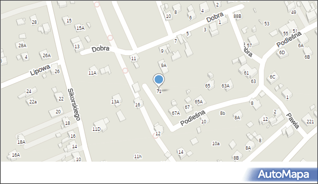 Rydułtowy, Podleśna, 71, mapa Rydułtowy