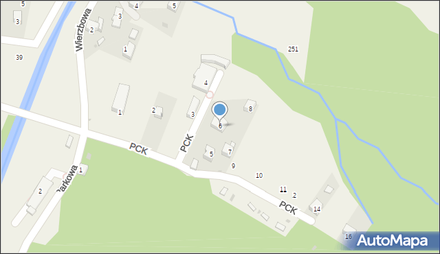 Rymanów-Zdrój, Polskiego Czerwonego Krzyża, 6, mapa Rymanów-Zdrój