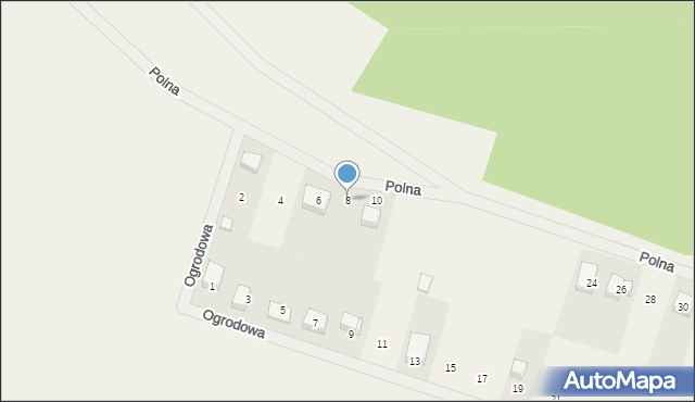 Rytel, Polna, 8, mapa Rytel