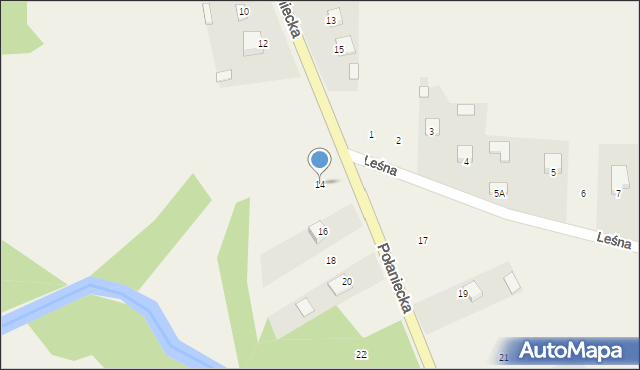 Rytwiany, Połaniecka, 14, mapa Rytwiany