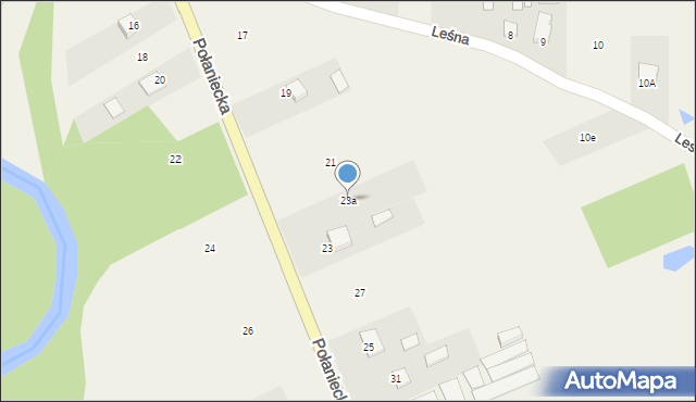 Rytwiany, Połaniecka, 23a, mapa Rytwiany