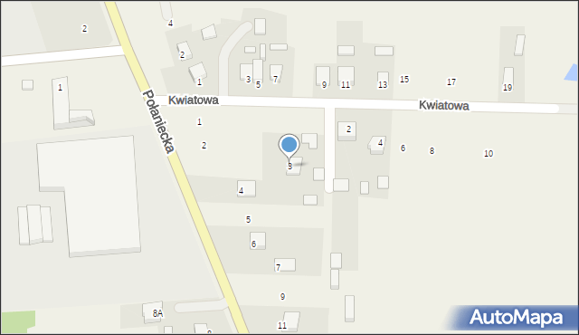 Rytwiany, Połaniecka, 3, mapa Rytwiany