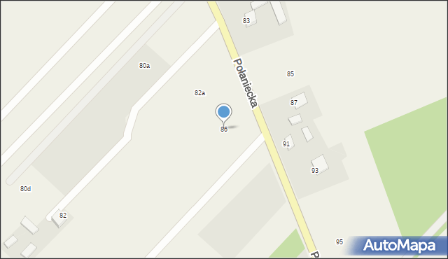 Rytwiany, Połaniecka, 86, mapa Rytwiany