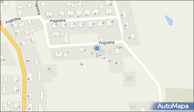Rzeczenica, Pogodna, 12, mapa Rzeczenica