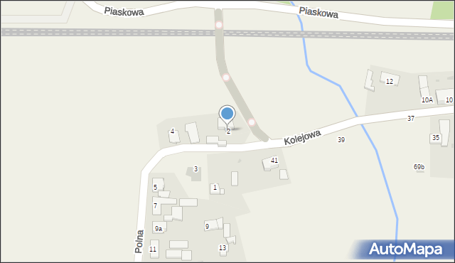 Rzeczyce, Polna, 2, mapa Rzeczyce