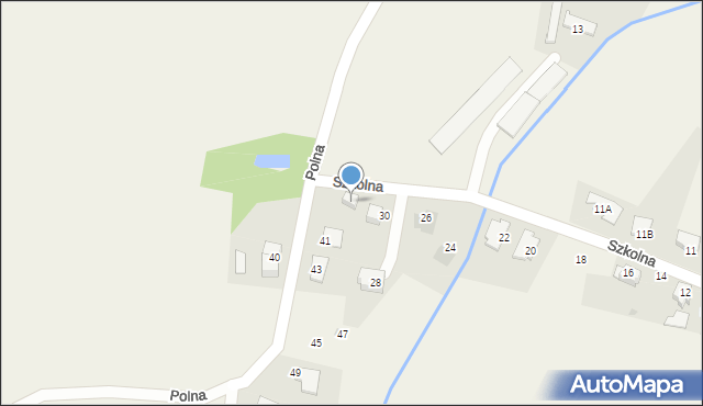 Rzeczyce, Polna, 39, mapa Rzeczyce