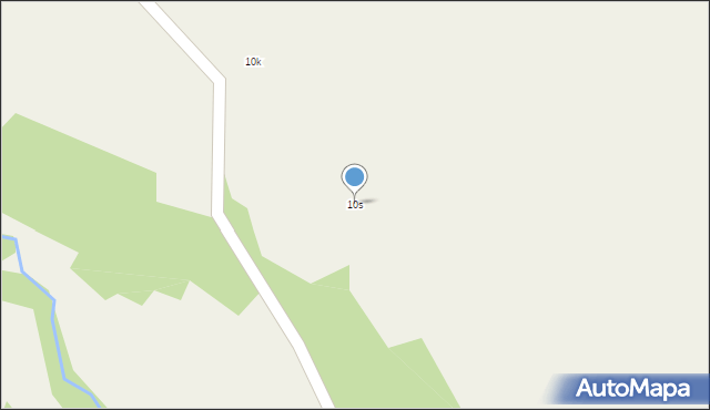 Rzepiska, Potok Bryjów, 10s, mapa Rzepiska