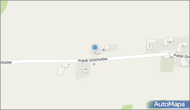 Rzepiska, Potok Grocholów, 1c, mapa Rzepiska