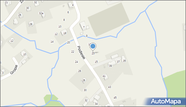 Rzeszotary, Podlesie, 13, mapa Rzeszotary