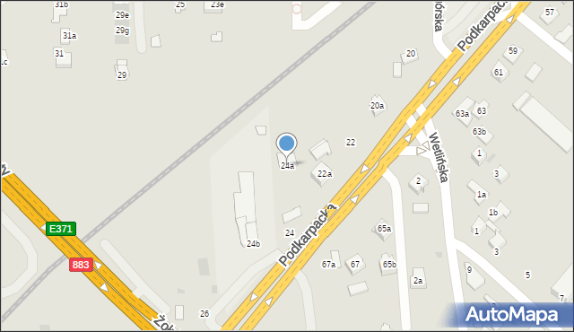 Rzeszów, Podkarpacka, 24a, mapa Rzeszów