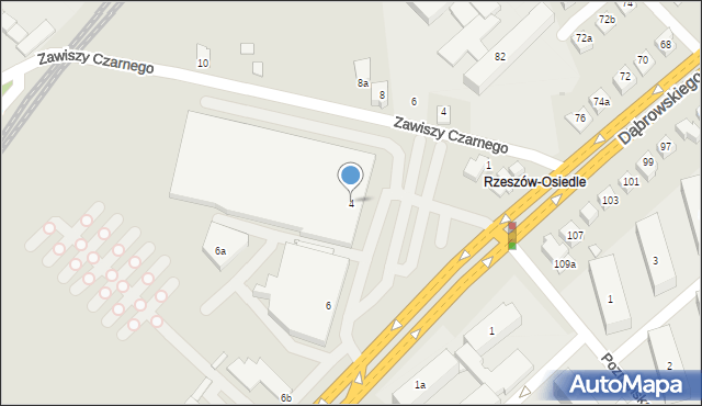 Rzeszów, Podkarpacka, 4, mapa Rzeszów
