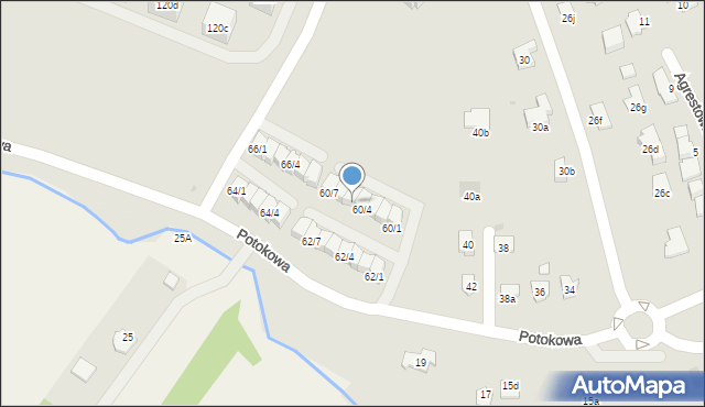 Rzeszów, Potokowa, 60/5, mapa Rzeszów