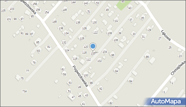 Rzeszów, Pogwizdowska, 110, mapa Rzeszów