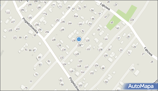 Rzeszów, Pogwizdowska, 128, mapa Rzeszów