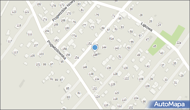 Rzeszów, Pogwizdowska, 146, mapa Rzeszów