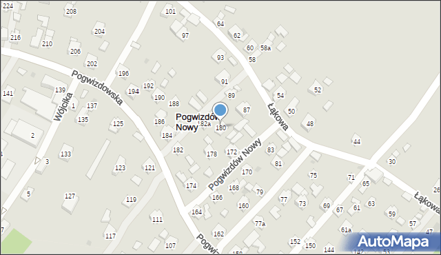 Rzeszów, Pogwizdowska, 180, mapa Rzeszów