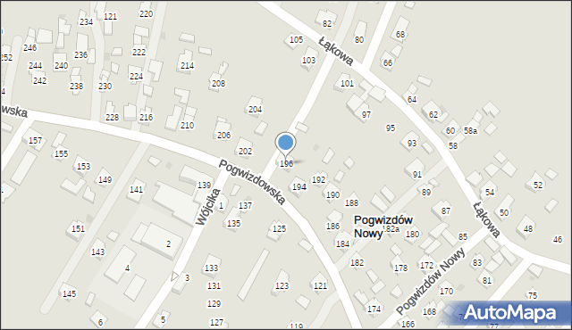 Rzeszów, Pogwizdowska, 196, mapa Rzeszów