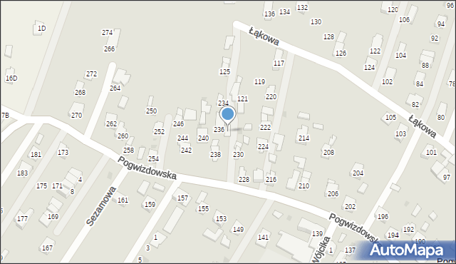 Rzeszów, Pogwizdowska, 292, mapa Rzeszów